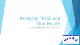 Kentucky FRYSC and Oral Health