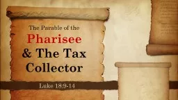 The Parable of the  Pharisee