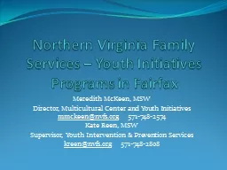 N orthern Virginia Family Services – Youth Initiatives Programs in Fairfax
