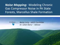 Noise Mapping:   Modeling Chronic
