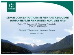DIOXIN CONCENTRATIONS IN FISH AND RESULTANT