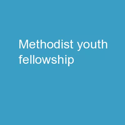 Methodist Youth Fellowship