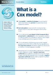 Cox model is a statistical technique for exploring the