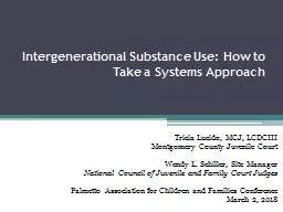 Intergenerational Substance Use: How to