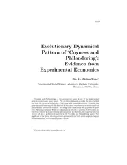 Evolutionary Dynamical Pattern of Coyness and Philande