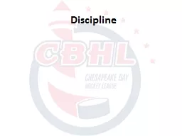 Discipline CBHL Discipline Contacts