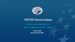 PEPFAR Mozambique Encontro