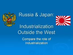 Russia & Japan: Industrialization