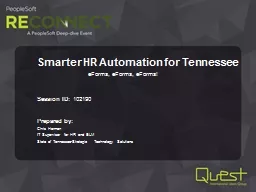 Smarter HR Automation for Tennessee