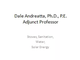 Dale Andreatta, Ph.D., P.E.