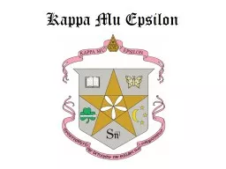 Kappa Mu Epsilon Kappa  Mu Epsilon