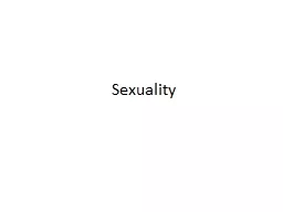 Sexuality Overview Approaches