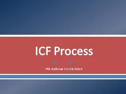 ICF Process IRB  Webinar 11/13/2014