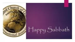 Happy Sabbath A Year of New Beginnings