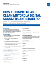 PAGE  TECHNOLOGY BRIEF DISINFECT AND CLEAN DIGITAL SCA