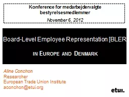 Board-Level Employee Representation [BLER]