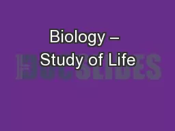 Biology – Study of Life