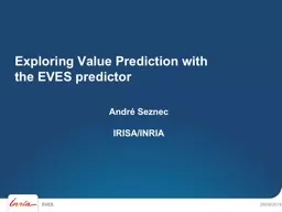 Exploring  Value  Prediction