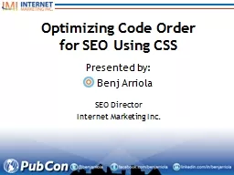 Optimizing Code Order for SEO Using CSS