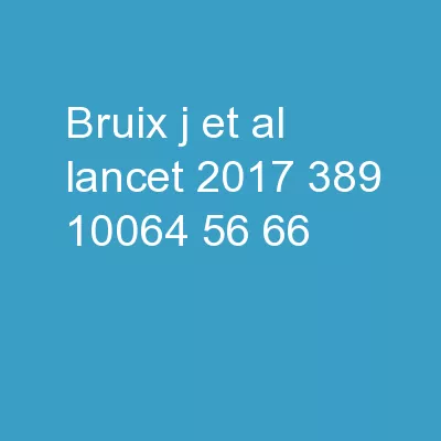 Bruix J et al.  Lancet  2017;389(10064):56-66.