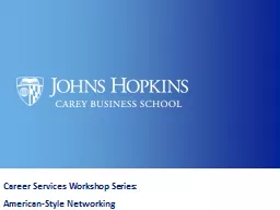 Career Services Workshop Series:
