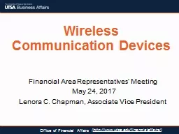Wireless Communication Devices (cellular phones)