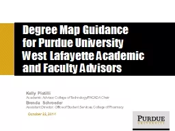 Degree Map Guidance  for Purdue University