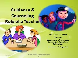 Guidance &  Counseling