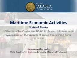 Maritime Economic Activities