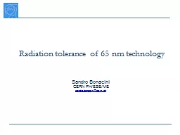 Radiation tolerance of 65 nm