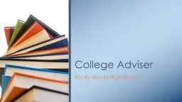 Rocky Mount High School College Adviser