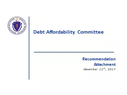 Debt Affordability Committee