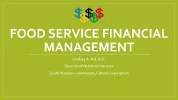 Food Service Financial MANAGEMENT