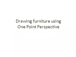 Drawing furniture using