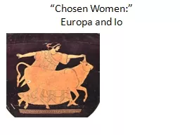 “Chosen Women:” Europa