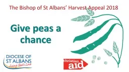 The Bishop of St Albans’ Harvest Appeal 2018