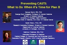 Preventing CAUTI:  What