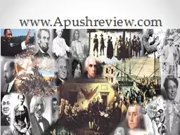 www.Apushreview.com American History: