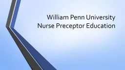 William Penn University Nurse Preceptor Education