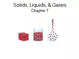 Solids, Liquids, & Gases