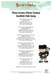 Three Craws Three Crows Scottish Folk Song Three craws