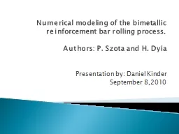 Numerical modeling of the bimetallic reinforcement bar rolling process.