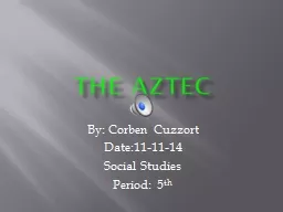 The Aztec By:  Corben   Cuzzort