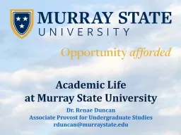 Academic Life  at Murray State University