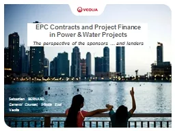 EPC Contracts and Project Finance