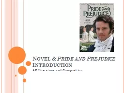 Novel &  Pride and Prejudice