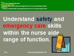 Understand  safety  and