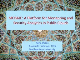 MOSAIC: A Platform for Monitoring and Security Analytics in