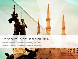 Universum Talent Research 2016