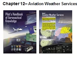 Chapter 12–  Aviation Weather